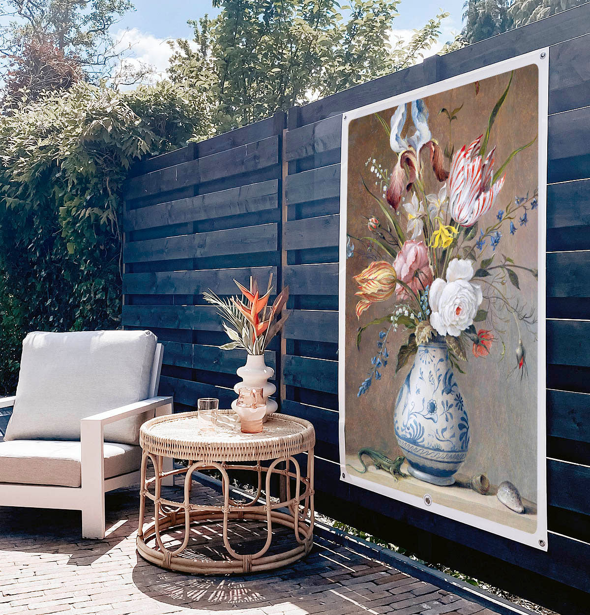 HIP ORGNL Bloemstilleven met Porseleinen vaas Garden Side