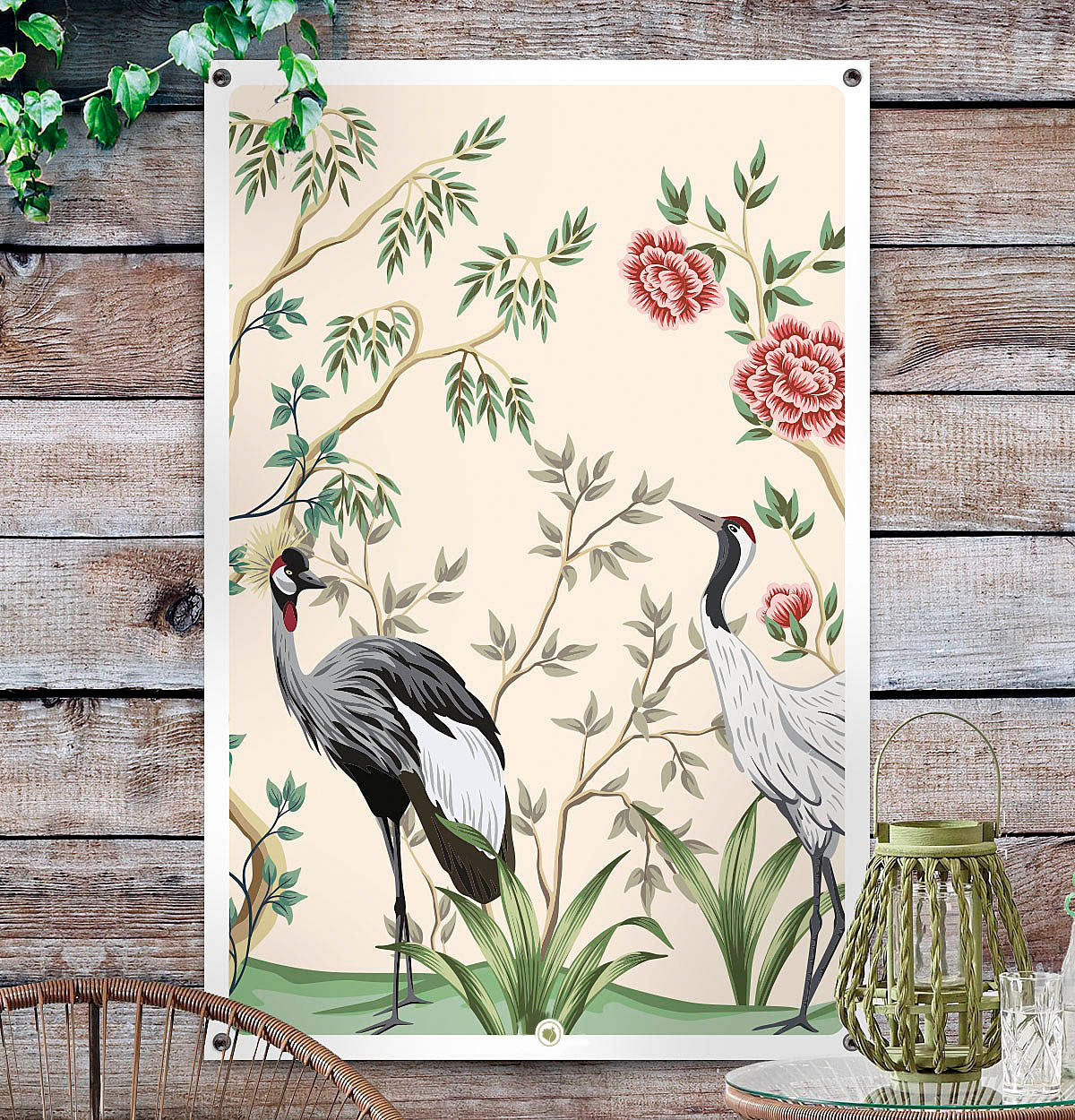 HIP ORGNL Wise Crane Birds Gjapanarden