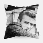 Sierkussen met daarop een iconisch portret van James Dean