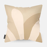 Kussen met zeewier erop in abstracte vorm.