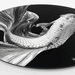 Wandcirkel HIPORGNL_Animals_Rond_Fish-Side