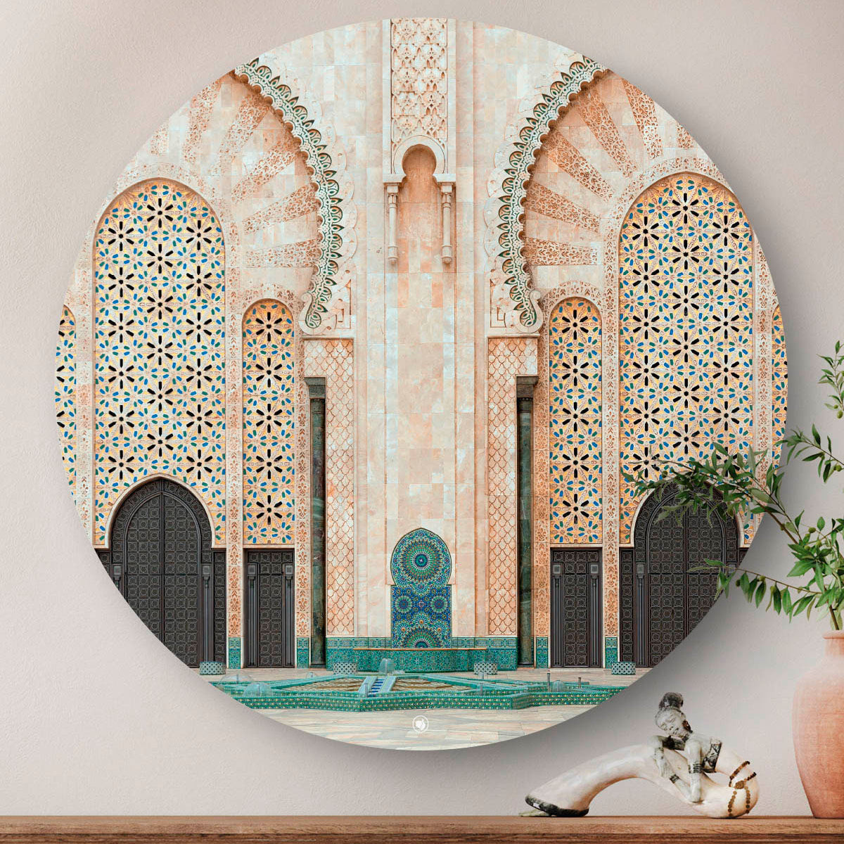 Wanddecoratie met architecture in Casablanca.
