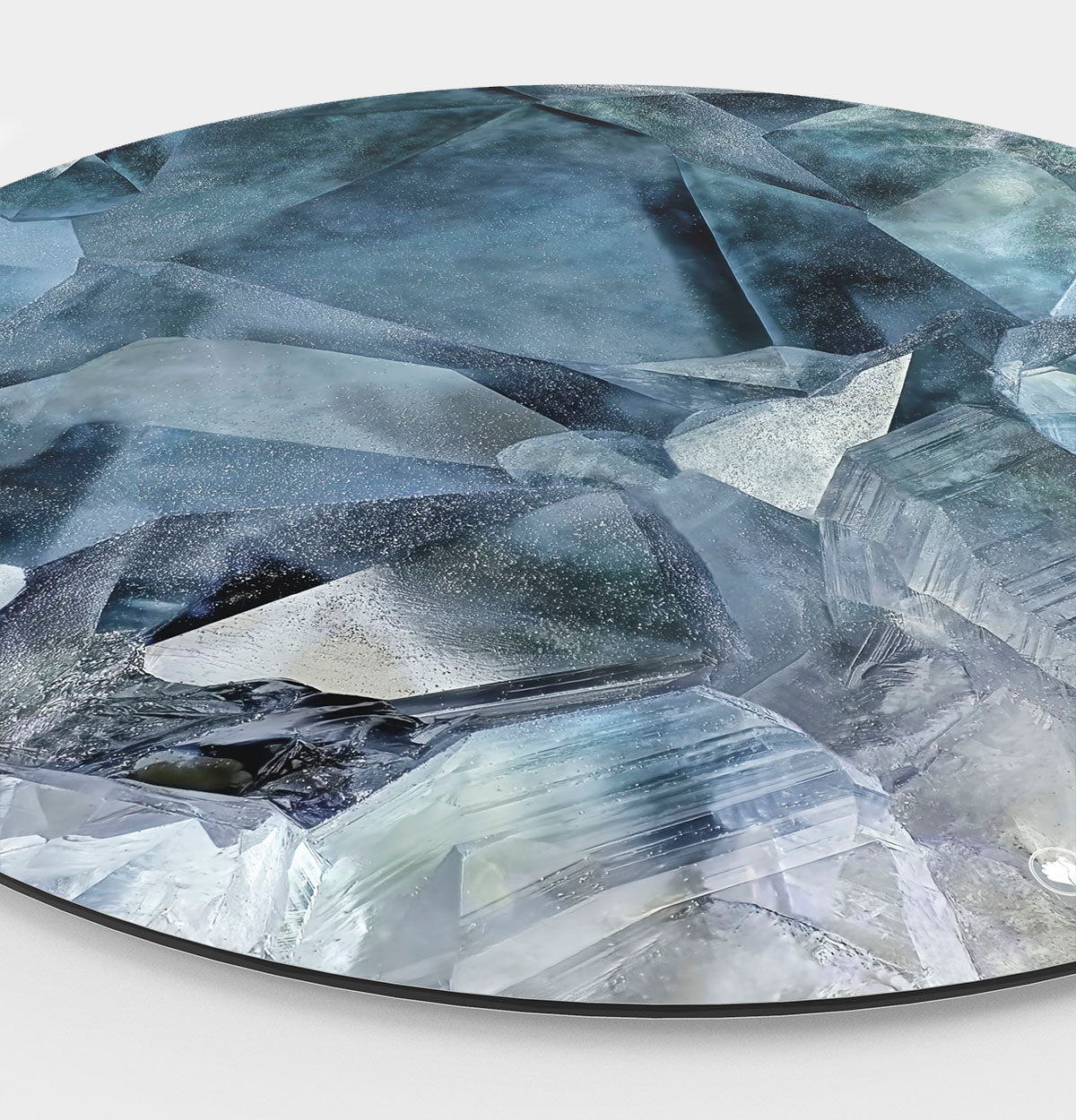 Wandcirkel HIPORGNL_Blue Crystal_Side
