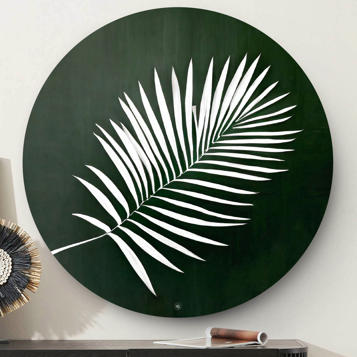 HIPORGNL_Emerald_Palm_Round_Front
