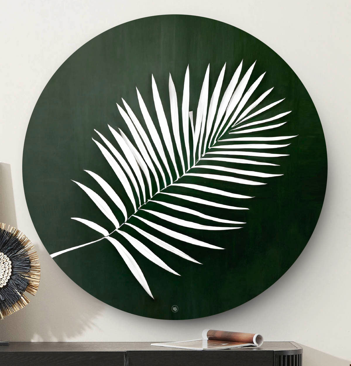 HIPORGNL_Emerald_Palm_Round_Front