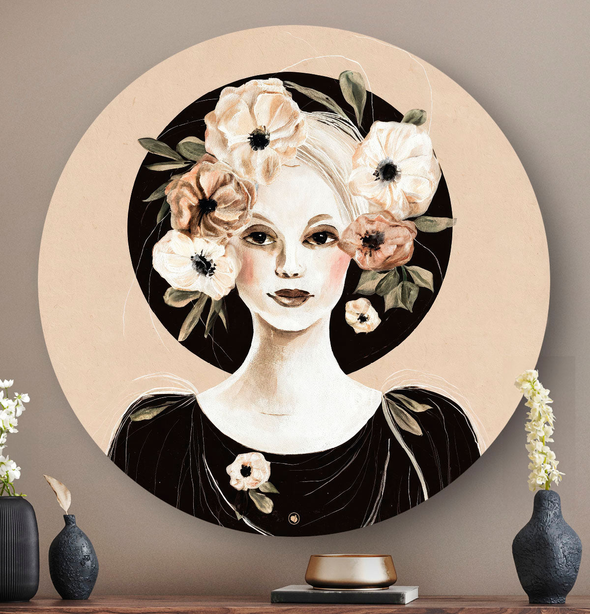 HIPORGNL_Ethereal_Female_Flower_Wreath_Round_Front