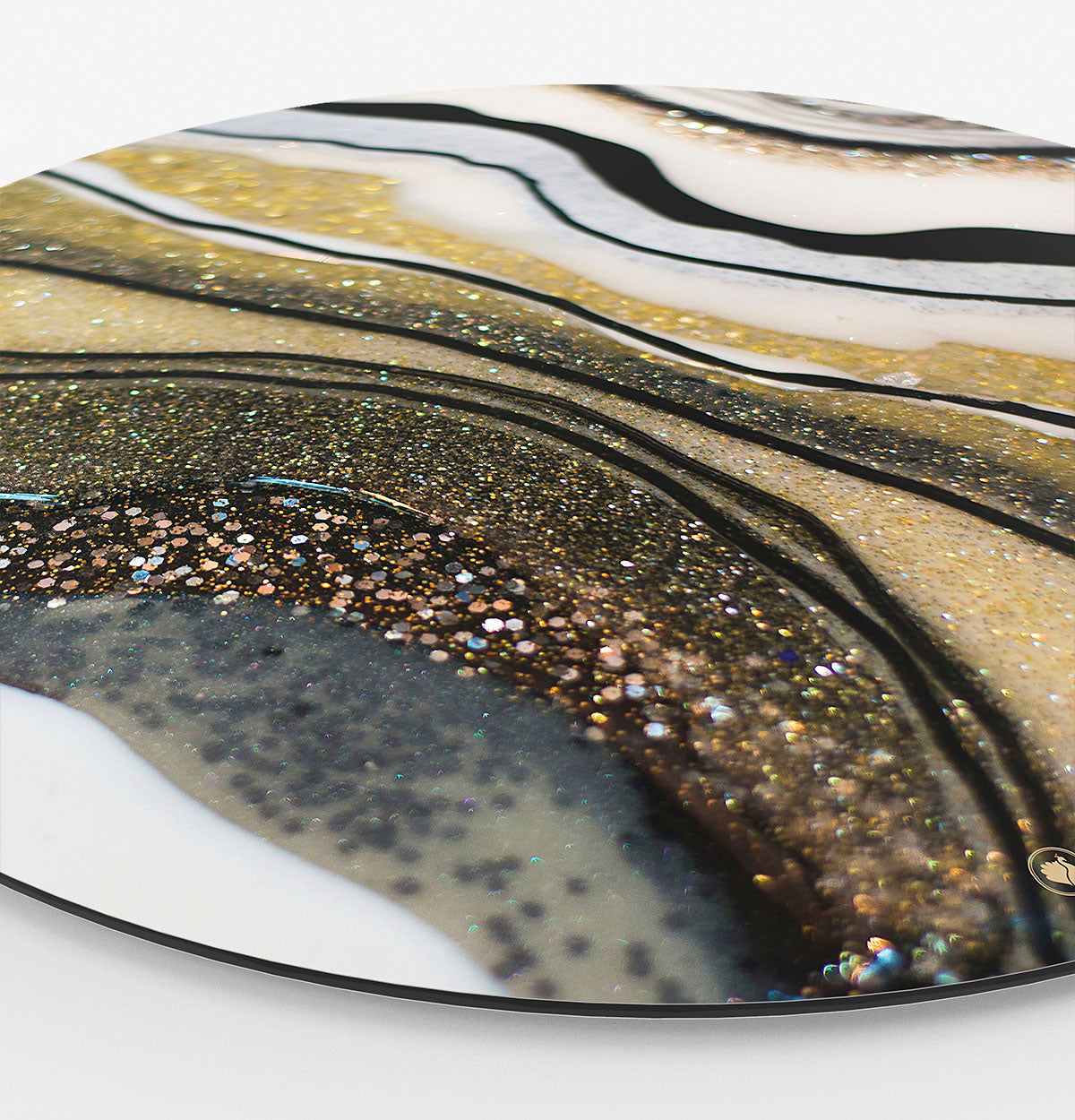 Wandcirkel HIPORGNL_Gold_Agate_Side