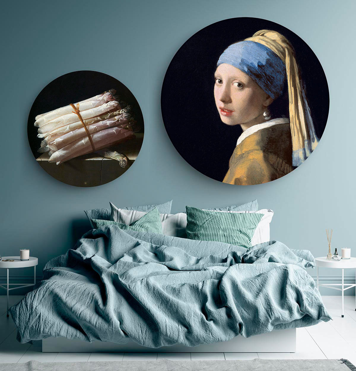 Wandcirkels slaapkamer van HIPORGNL_Masters-Asperges_Meisje-met-de-Parel