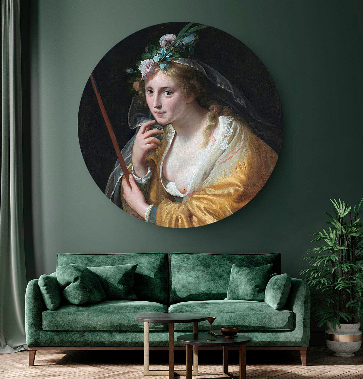 Wandcirkel HIPORGNL_Masters-een-herderin-wanddecoratie