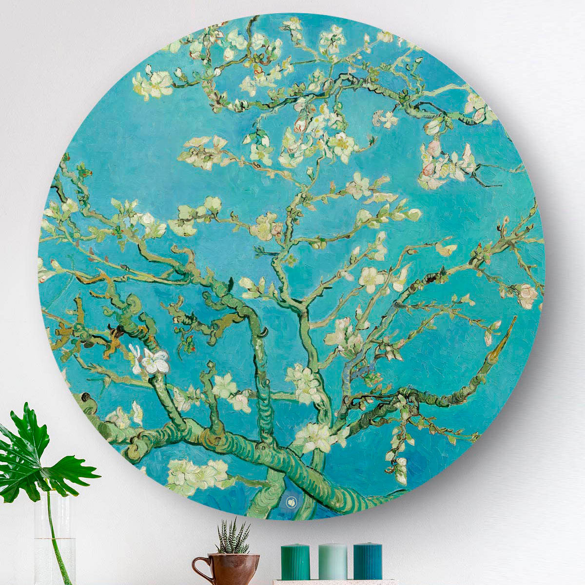 Wandcirkel HIPORGNL_Masters_Amandelbloesem_van_Gogh_Front