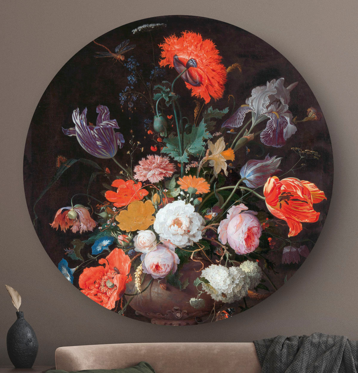 HIP ORGNL Stilleven met bloemen en een horloge