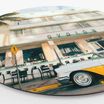 Wanddecoratie van Miami met auto en architecture.