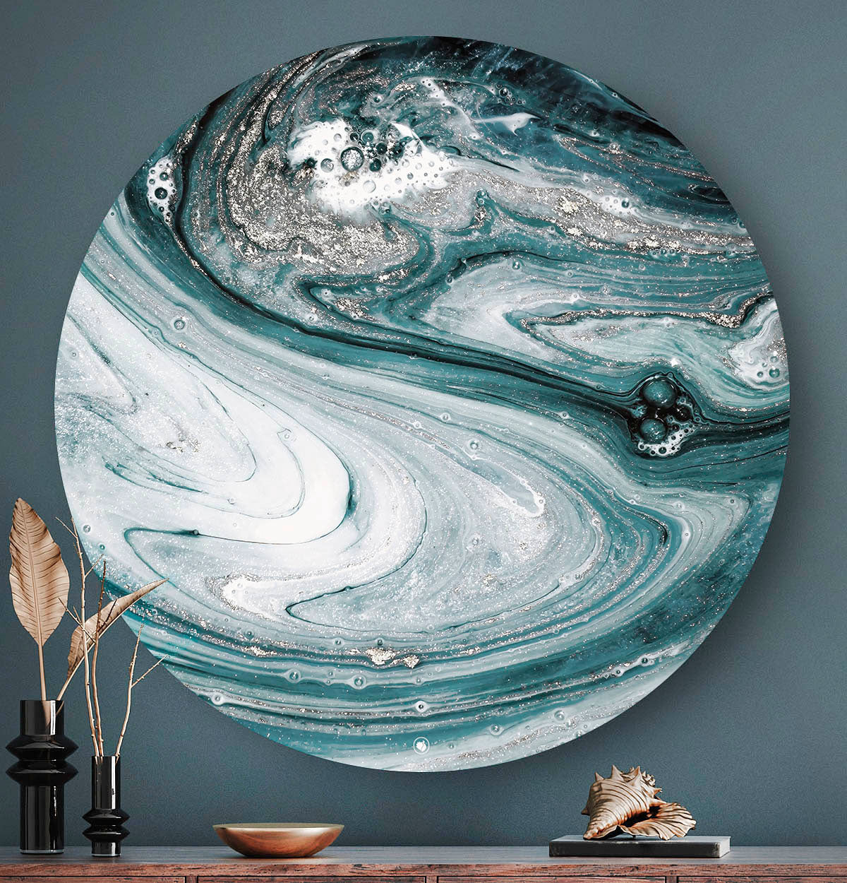 HIP ORGNL Naturals Aqua Geode Front
