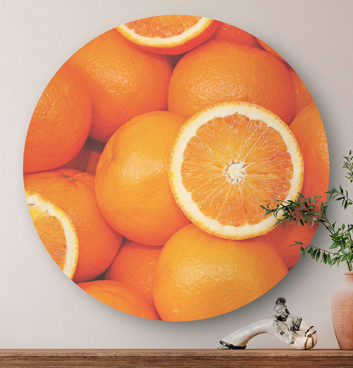 HIPORGNL Naturals Oranges Wandcirkel