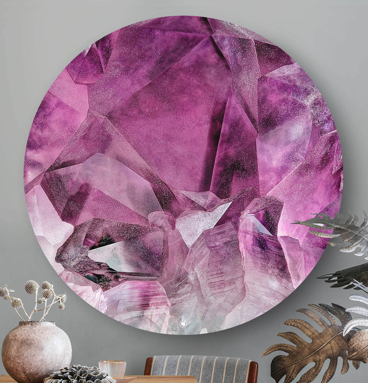 Wandcirkel HIPORGNL_Purple_Crystal