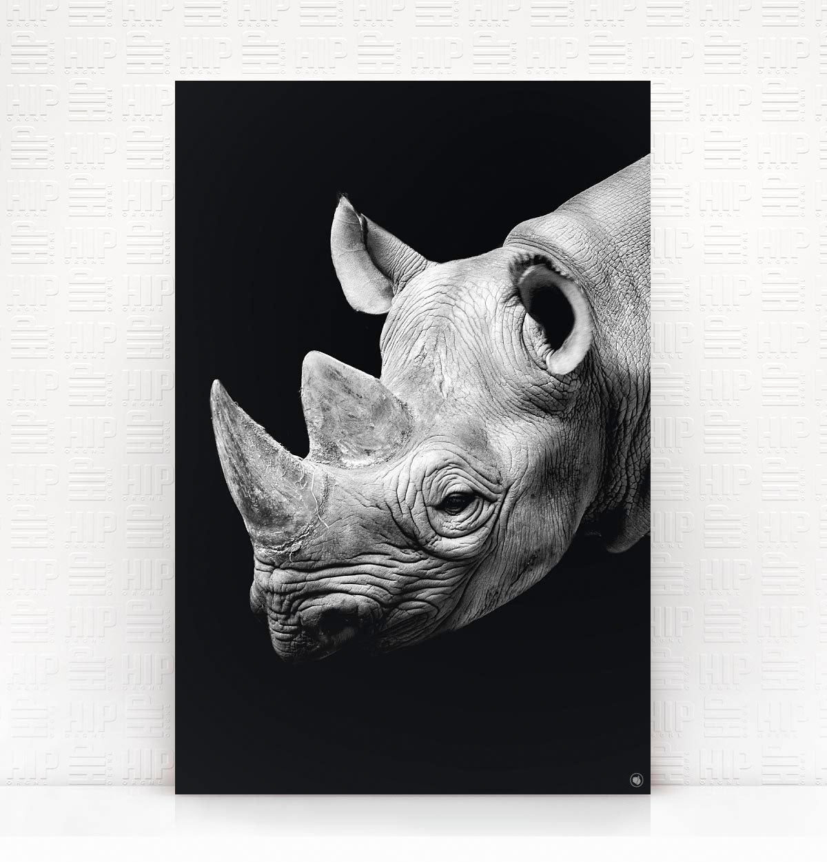 Wanddecoratie Schilderij Neushoorn