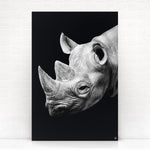 Wanddecoratie Schilderij Neushoorn