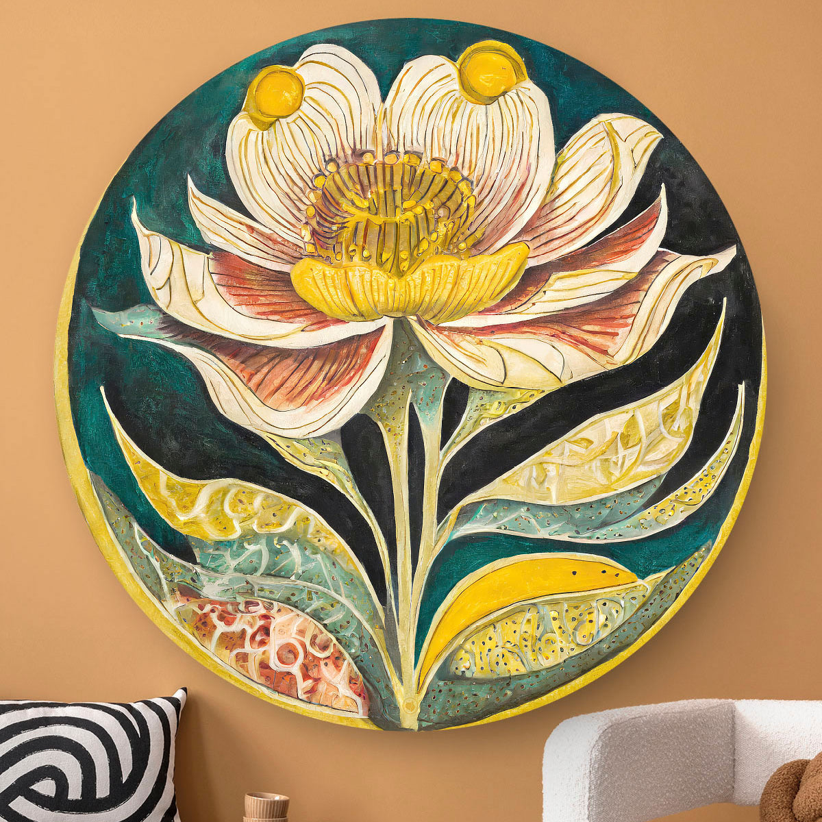 HIPORGNL_Secret_Garden_Bloom_in_Nouveau_Round_Front