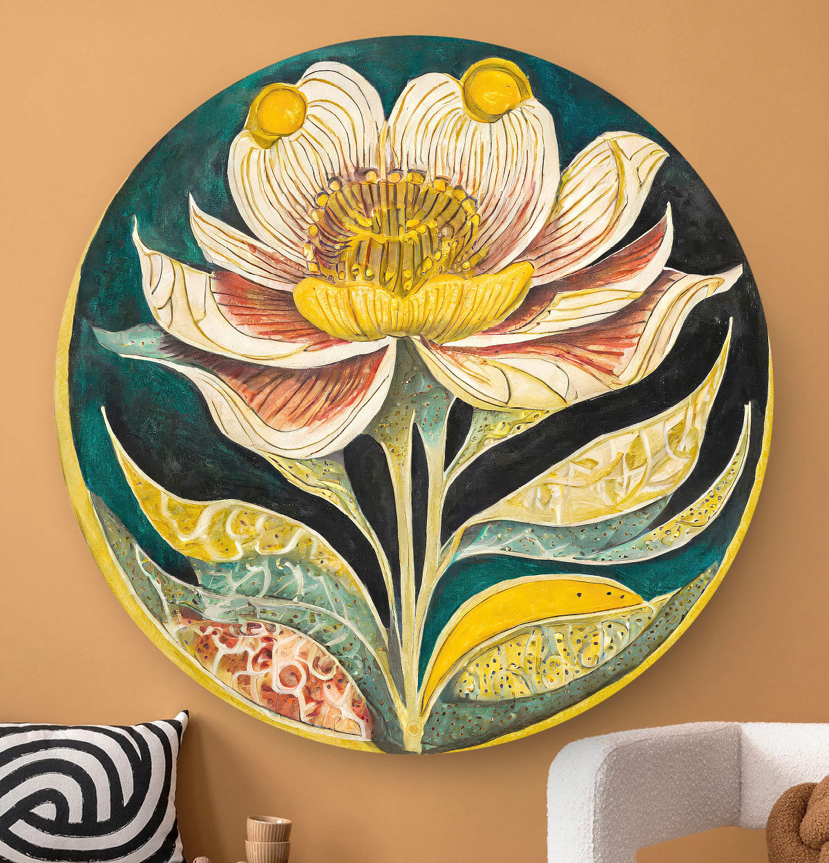 HIPORGNL_Secret_Garden_Bloom_in_Nouveau_Round_Front