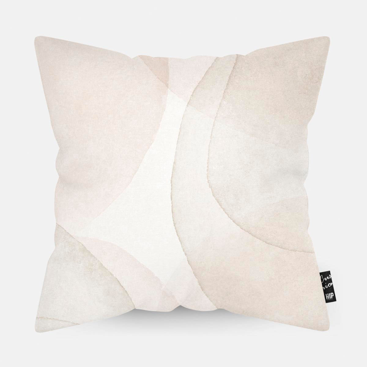 Sierkussen met zachte aquarel kleuren erop