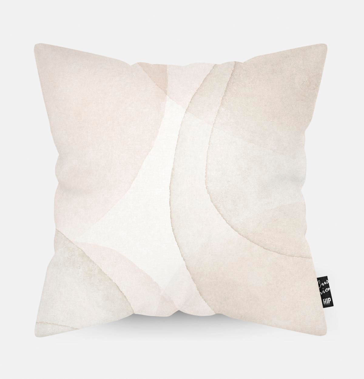Sierkussen met zachte aquarel kleuren erop