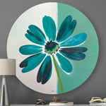 HIPORGNL_Teal_Flower_Petals_Round_Front