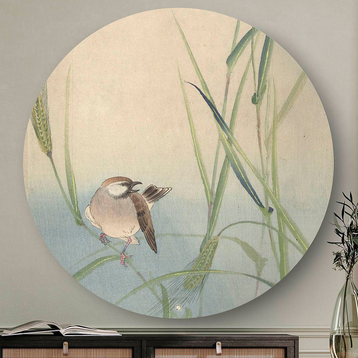Wandcirkel HIP ORGNL Vogel en Vlinder