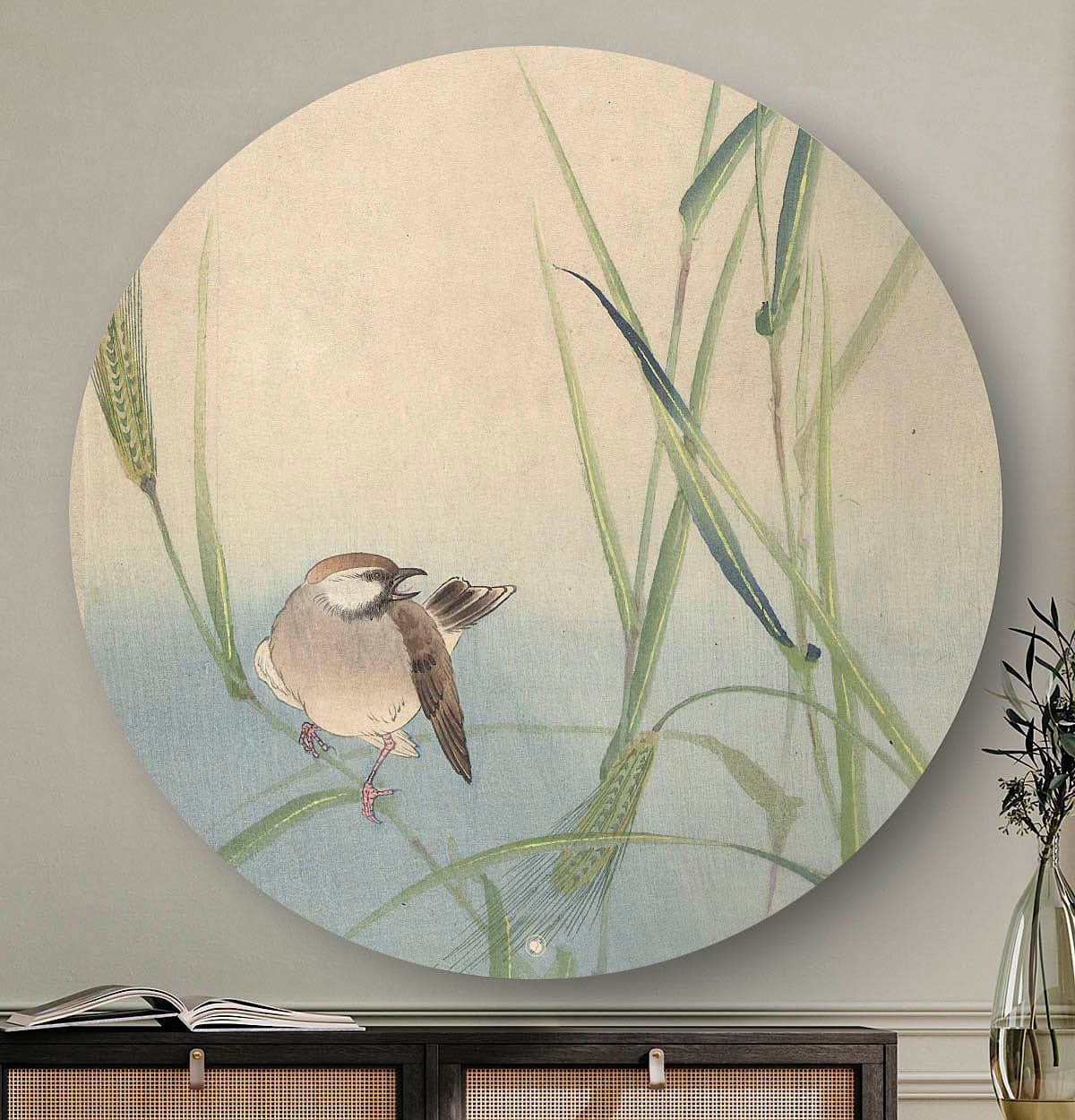 Wandcirkel HIP ORGNL Vogel en Vlinder