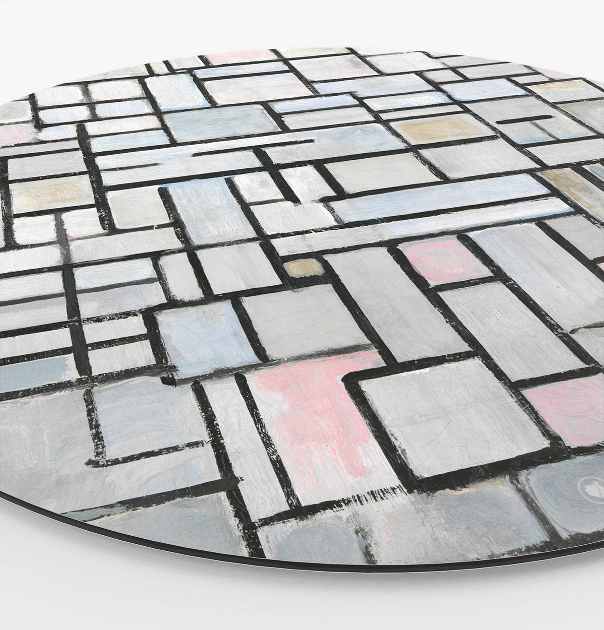 Wandcirkel HIP ORGNL Compositie No. IV Mondriaan Side