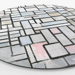 Wandcirkel HIP ORGNL Compositie No. IV Mondriaan Side