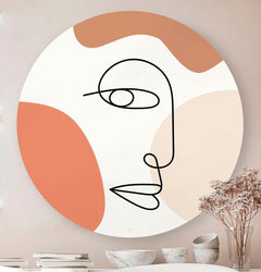 HIP ORGNL Fine-art Abstract Eye Wandcirkel