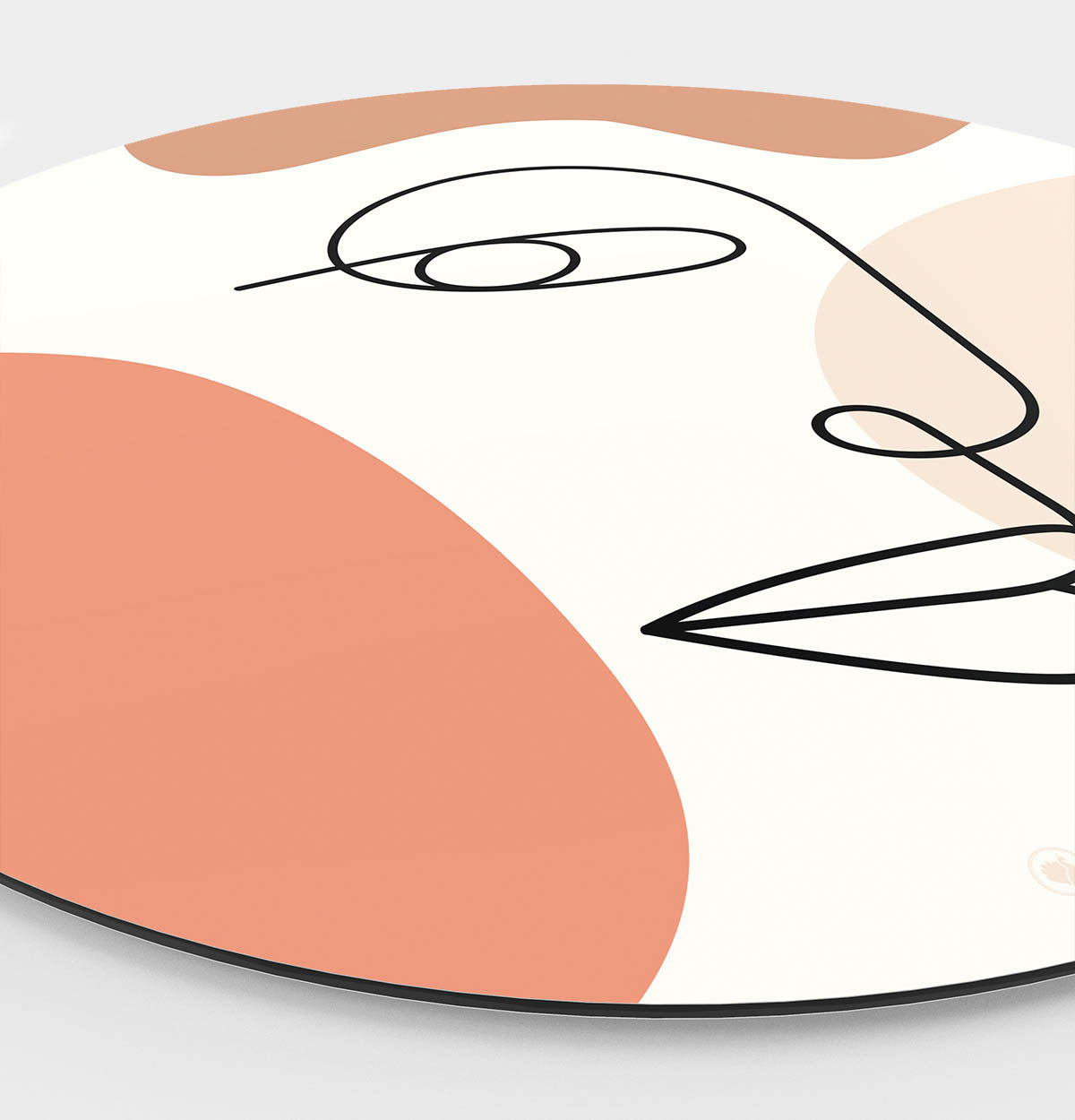 HIP ORGNL Fine-art Abstract Eye Wandcirkel Side