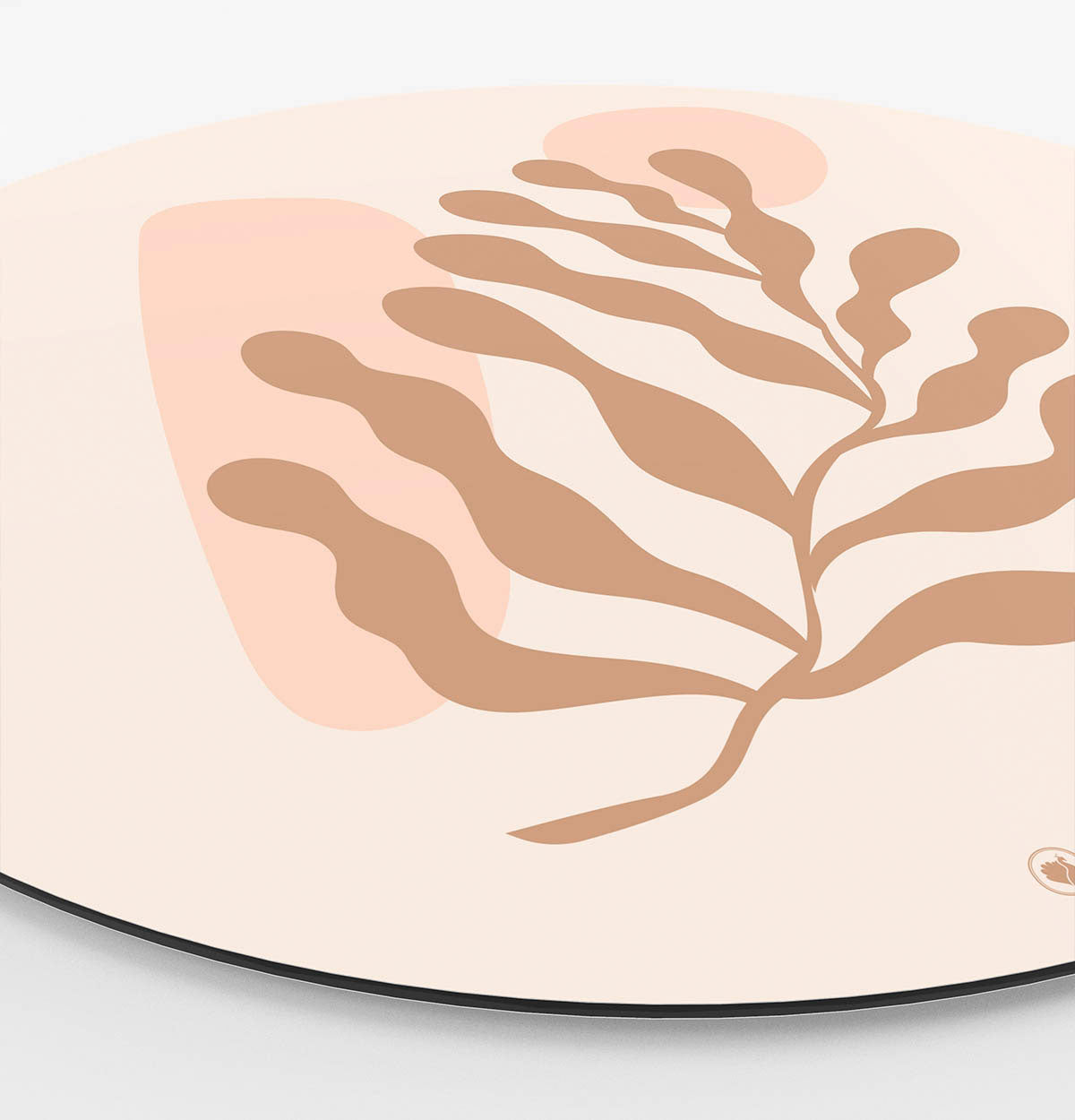 HIP ORGNL Fine-art Abstract Seaweed Wandcirkel Side