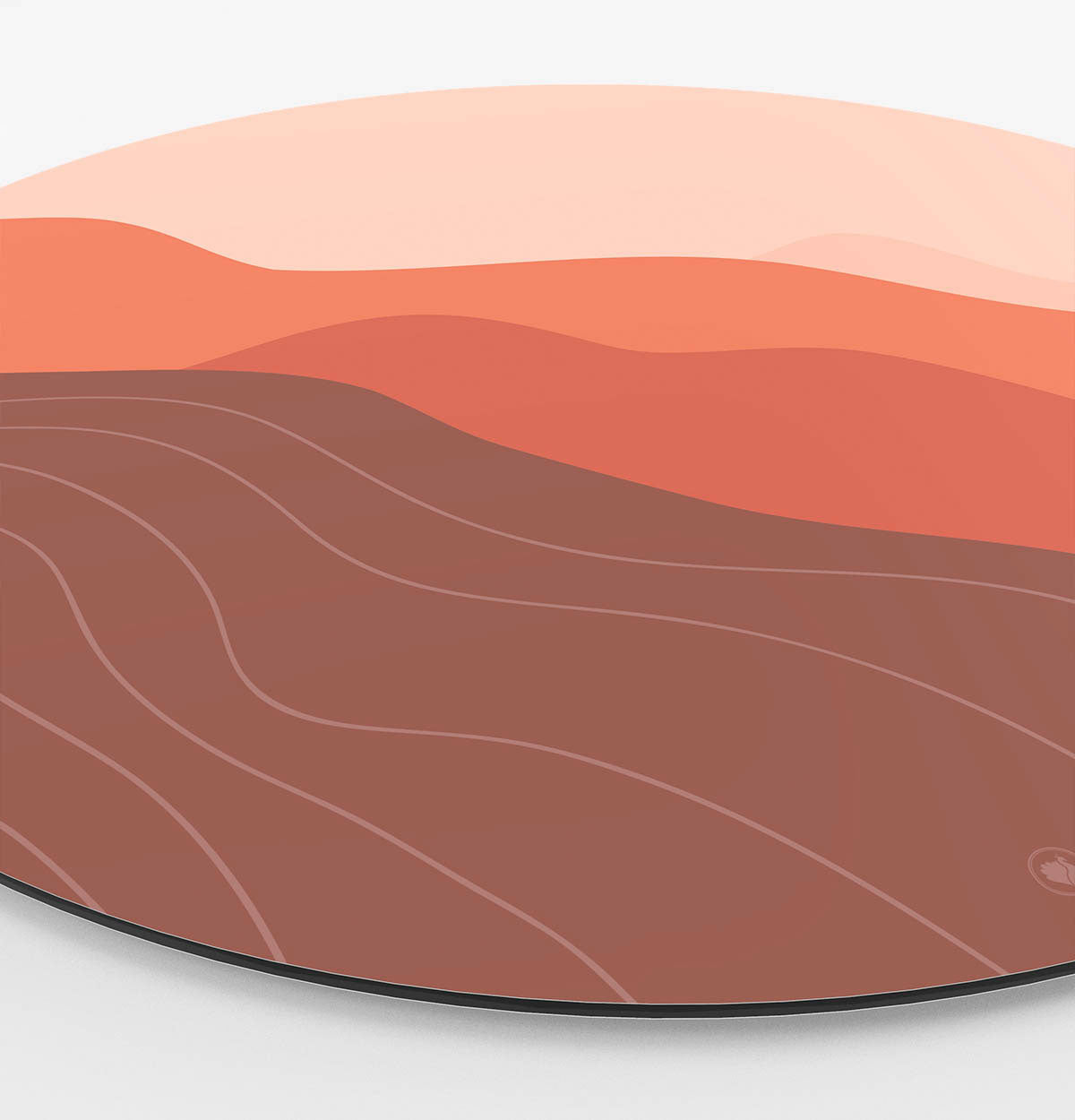 HIP ORGNL Fine-art Abstract Mountains Wandcirkel Side