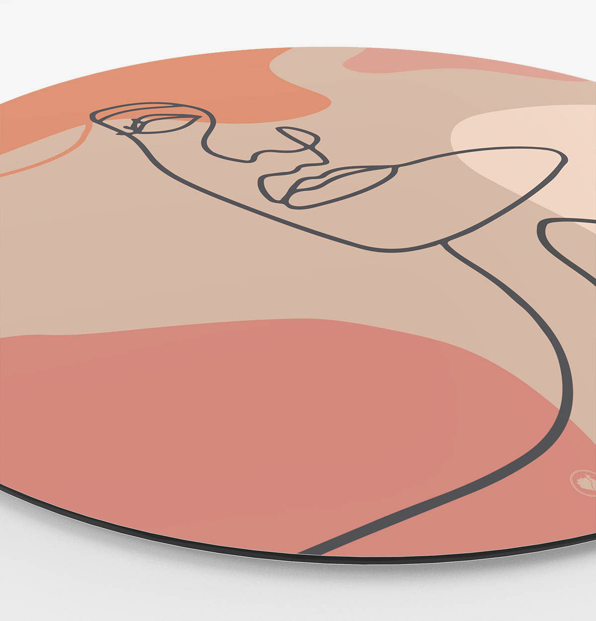 HIP ORGNL Fine Art Minimal Drawing Expression Wandcirkel Side