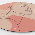 HIP ORGNL Fine Art Minimal Drawing Look Wandcirkel Side