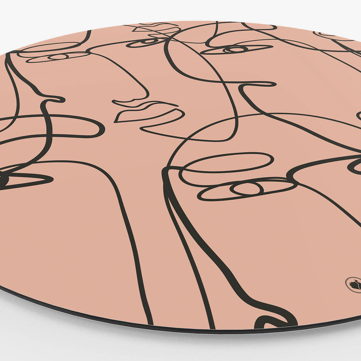 HIP ORGNL Fine Art Multiple Faces Wandcirkel Side