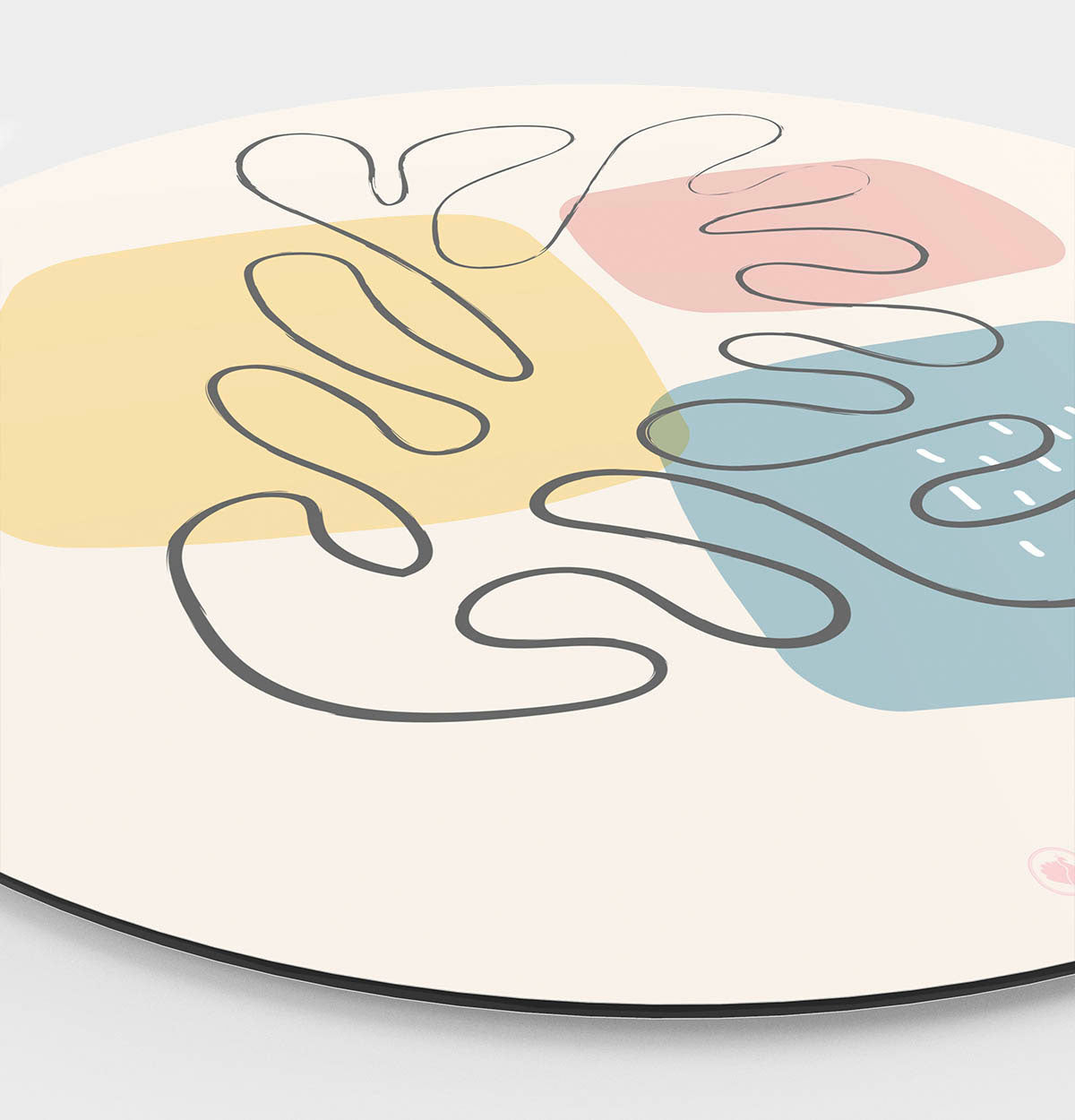 HIP ORGNL Fine Art Organic Shapes Wandcirkel