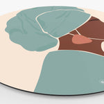 HIP ORGNL Fine Art Profile African Woman Wandcirkel Side
