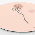 HIP ORGNL Fine Art Stylistic Botanical Wandcirkel Side
