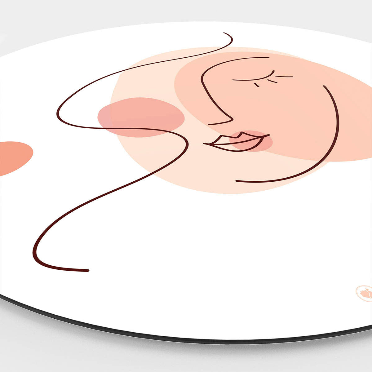HIP ORGNL Fine Art Stylistic Face Wandcirkel Side