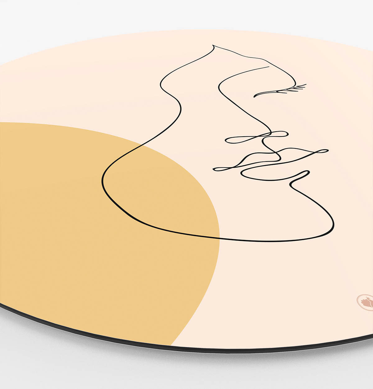 HIP ORGNL Fine Art Subtle Aesthetic Face Wandcirkel Side