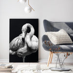 Wanddecoratie Schilderij Flamingo