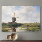 Vierkante wanddecoratie met Molen in het Gein erop.
