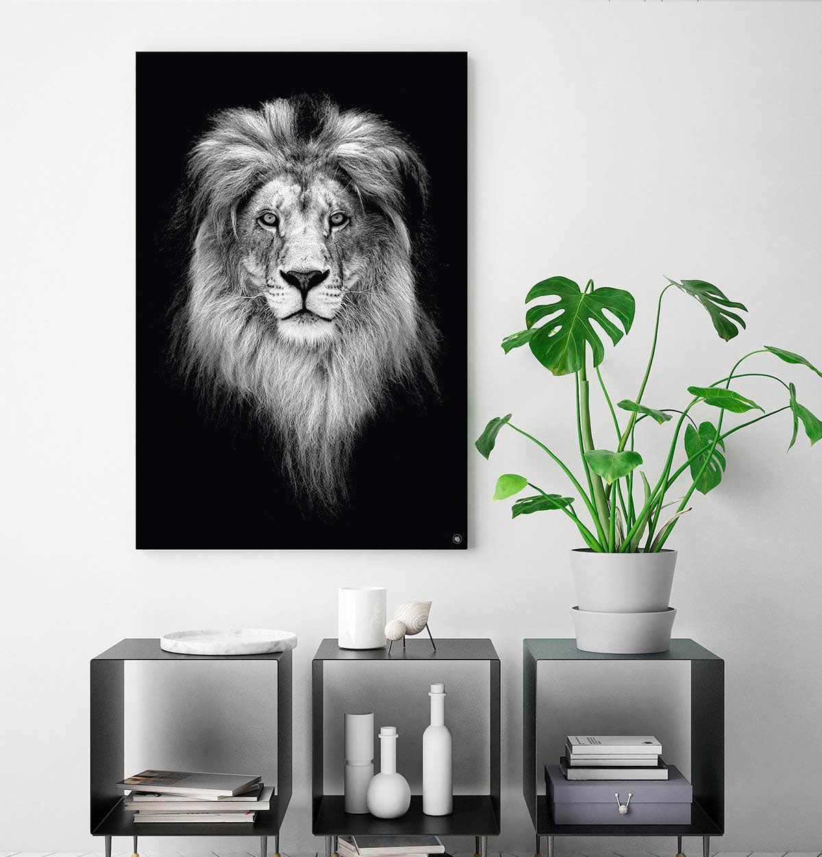 Wanddecoratie Schilderij Leeuw