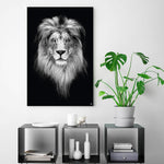 Wanddecoratie Schilderij Leeuw