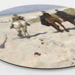 Wandcirkel HIP_ORGNL_Masters_Morgenrit_Langs_het_strand-Side