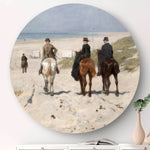 Wandcirkel HIP_ORGNL_Masters_Morgenrit_Langs_het_strand-Front