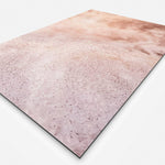 Vierkante wanddecoratie met pink Pampass gras erop.