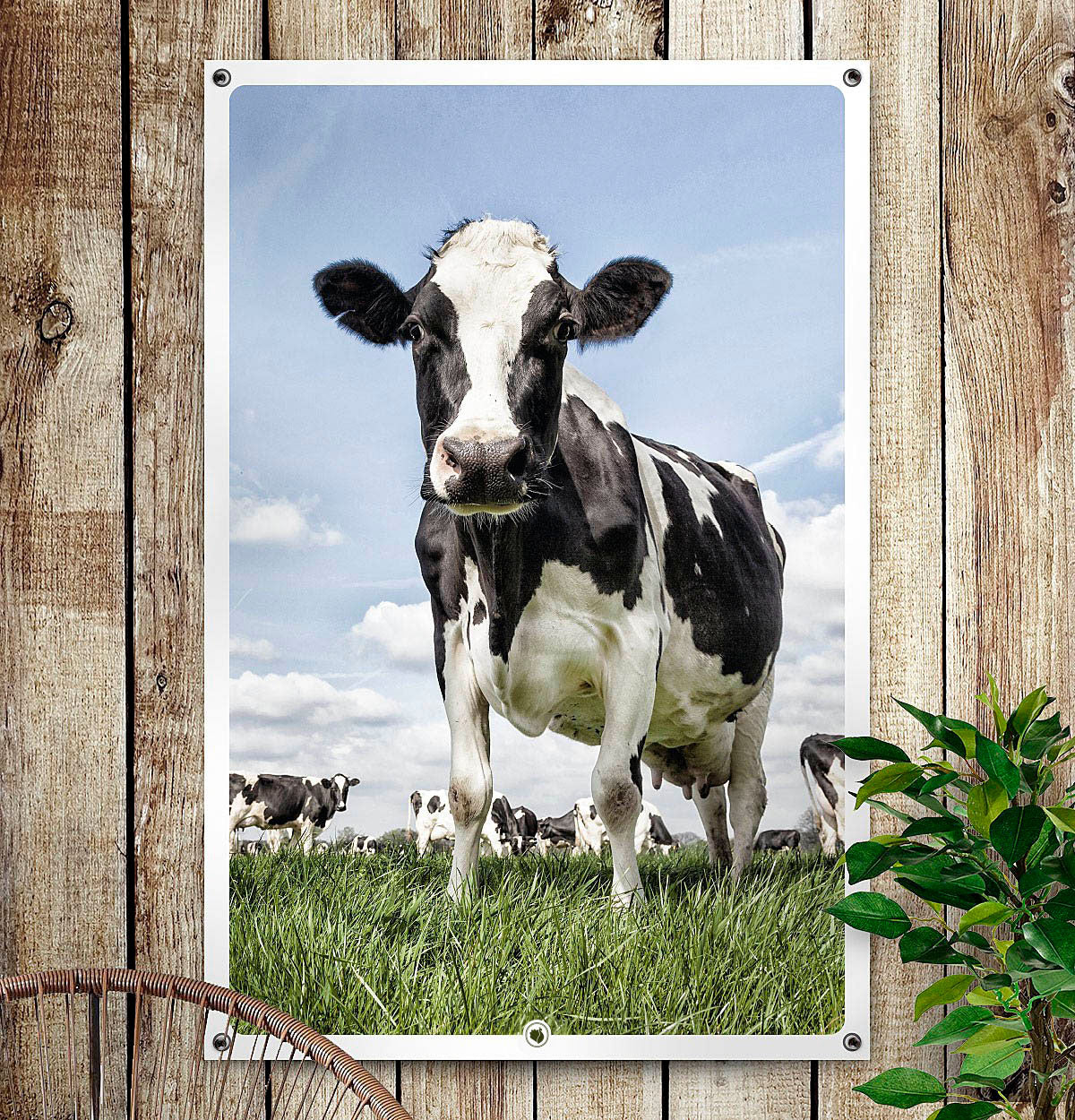 HIP ORGNL Dutch Cow Garden Side